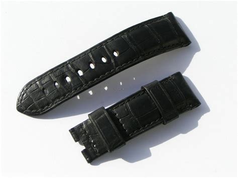 Panerai Uhrenarmband Leder schwarz 24mm 75/115 I949